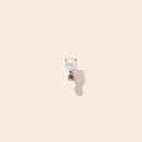Single Nano Juliette Flat Back Stud