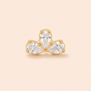 Single Blair Flat Back Stud Earring