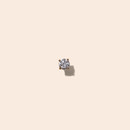 Single Nano Celeste Flat Back Stud Earring