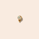 Single Ren Flat Back Stud Earring