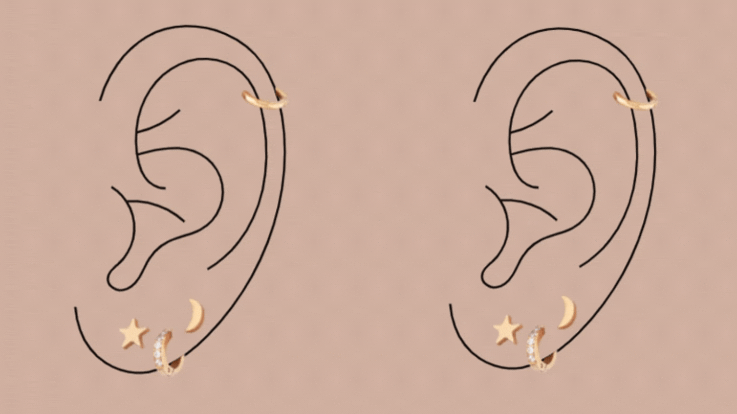 How To Draw Ear Piercings