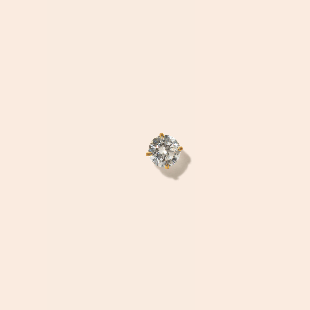 Single Martini Stud Earring