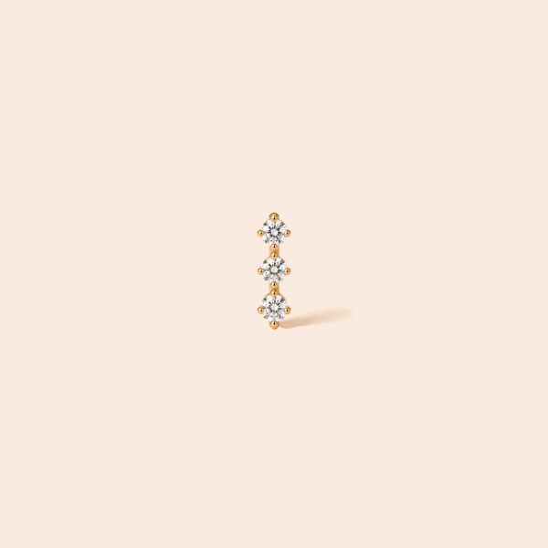 Single Lexi Flat Back Stud