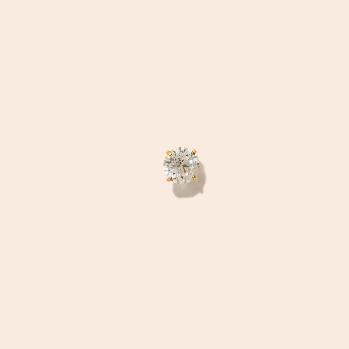Single Martini Stud Earring