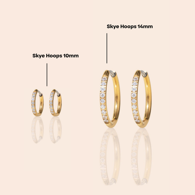 Pavé Hoops Stack