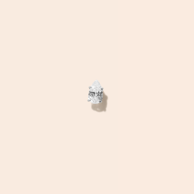 Single Noa Flat Back Stud Earring