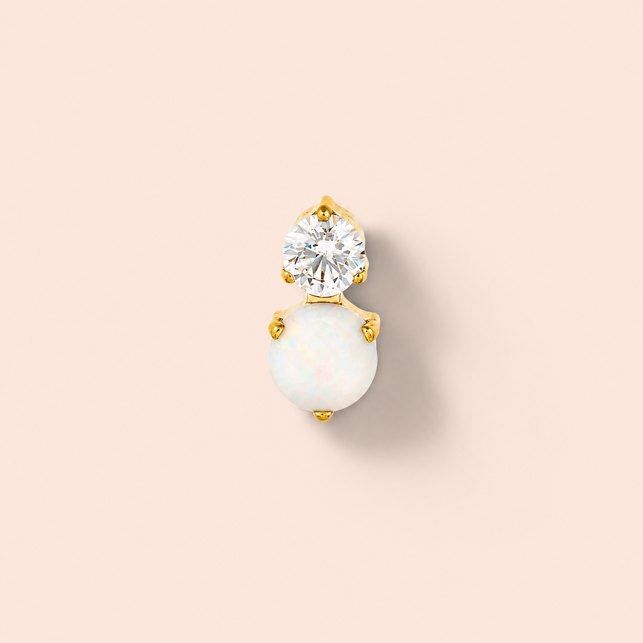 Single Nano Oasis Flat Back Stud