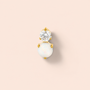 Single Nano Oasis Flat Back Stud