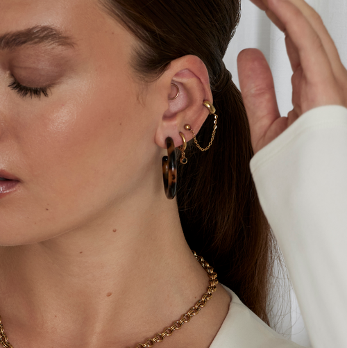 Ear Charm's Non-Pierced Women's Cartilage Ear Cuff Earrings –