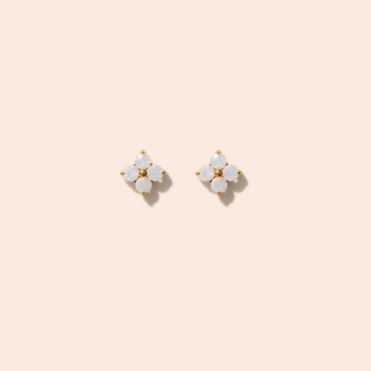 Nano Emmaline Stud Earrings Opal