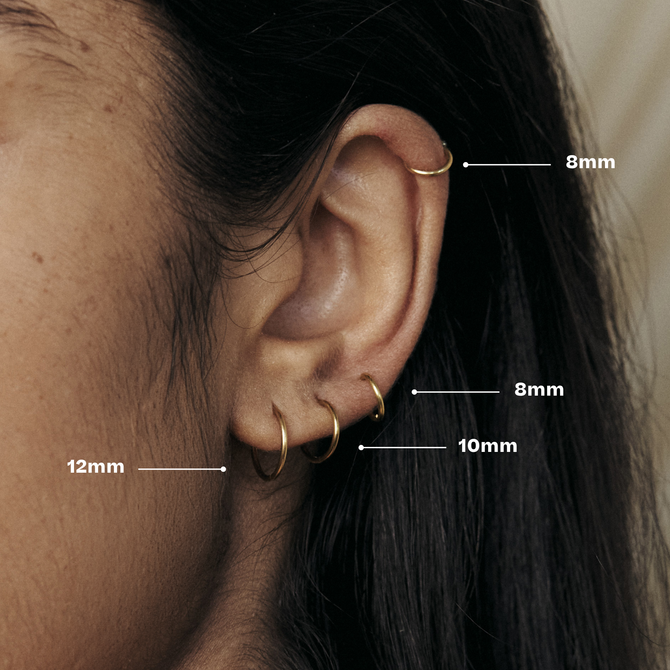 Tini Lux Hypoallergenic Titanium Endless Clicker Hoop | Single