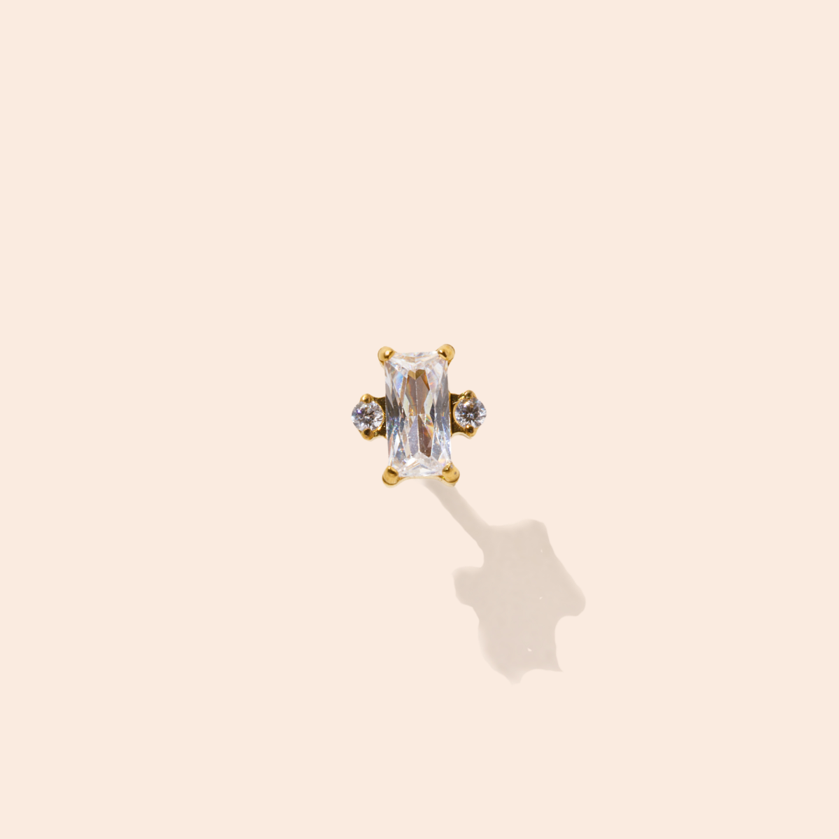 Single Nano Naomi Flat Back Stud