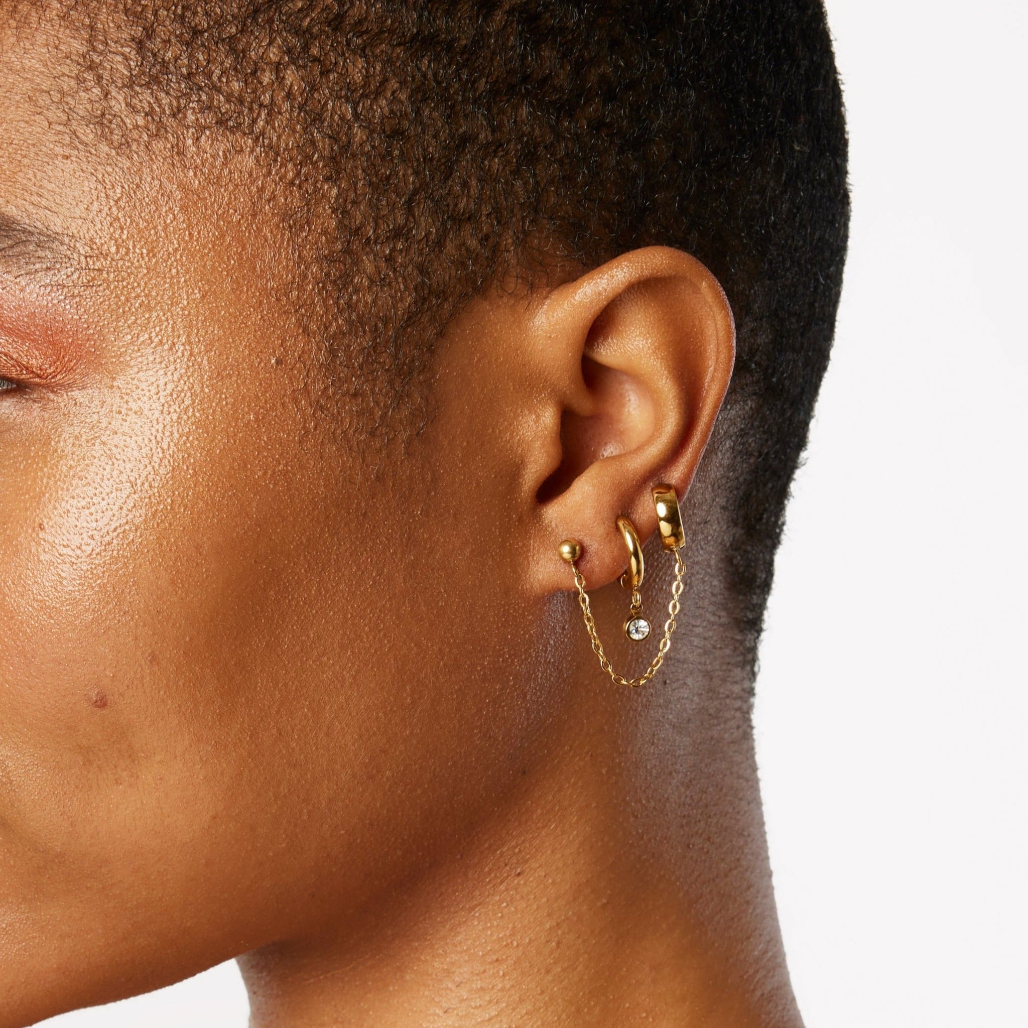 アクセサリー Senorita 35 Hoop Pierced Earring-PAIR 423_2b6982d9c1-100701yg-35-