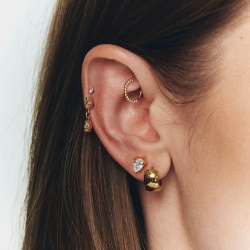 Chunky Perri Hoop Earrings