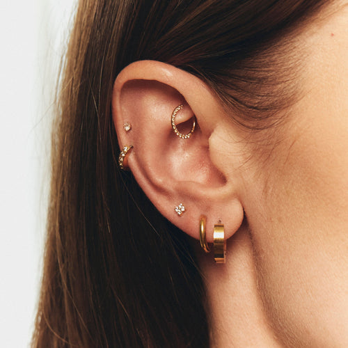 Mini City Hoop Earrings