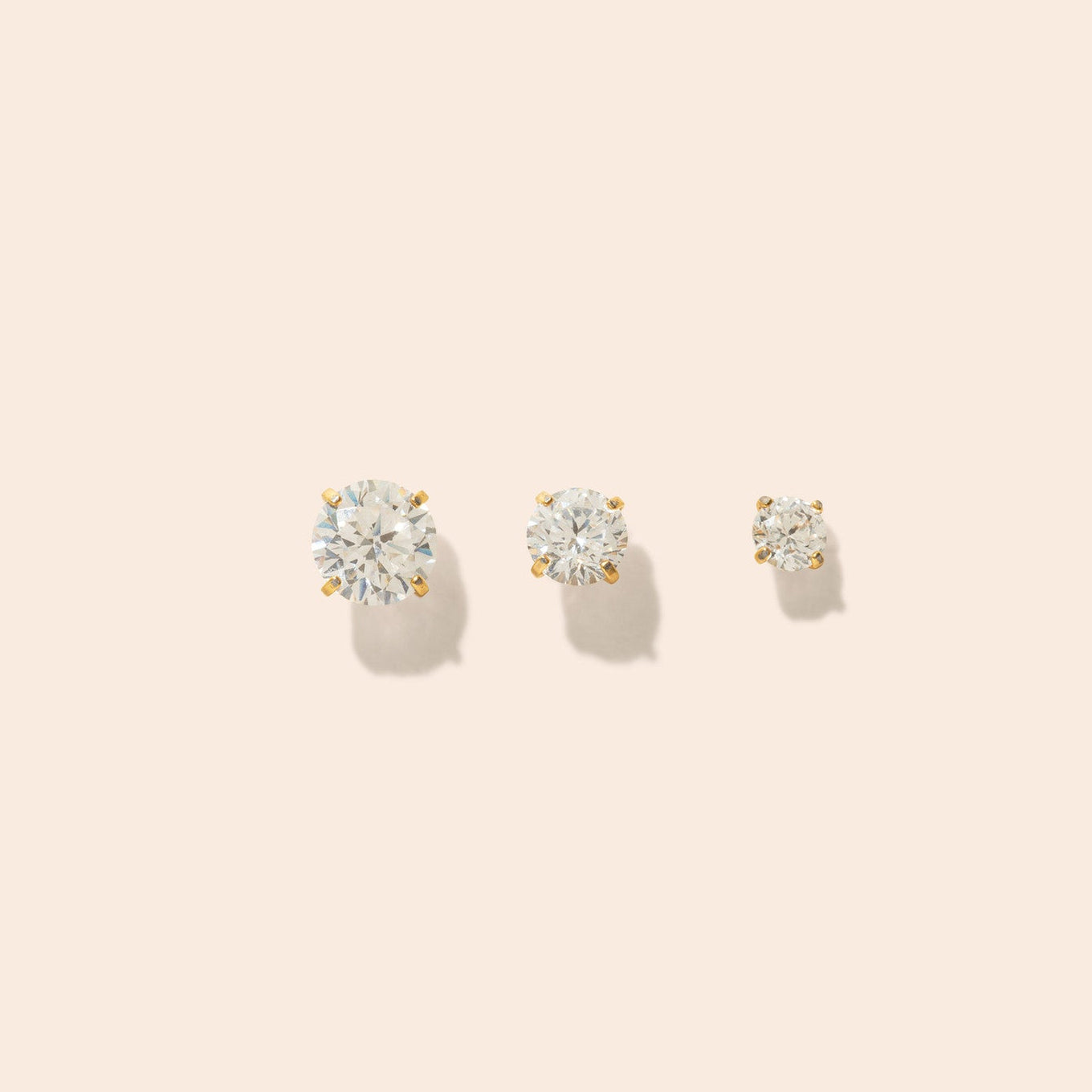 Celeste Stud Series - 2mm to 4mm - Single