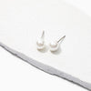 hypoallergenic large pearl stud earrings for sensitive ears ||TLESLrgChaRs