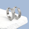 nickel free crystal hoop earrings affordable bridesmaid jewelry