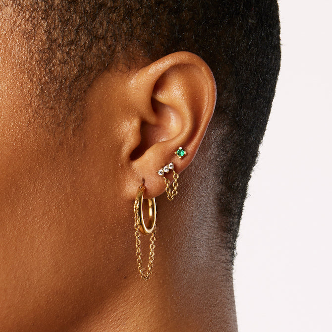 Gemstone Stud Earrings