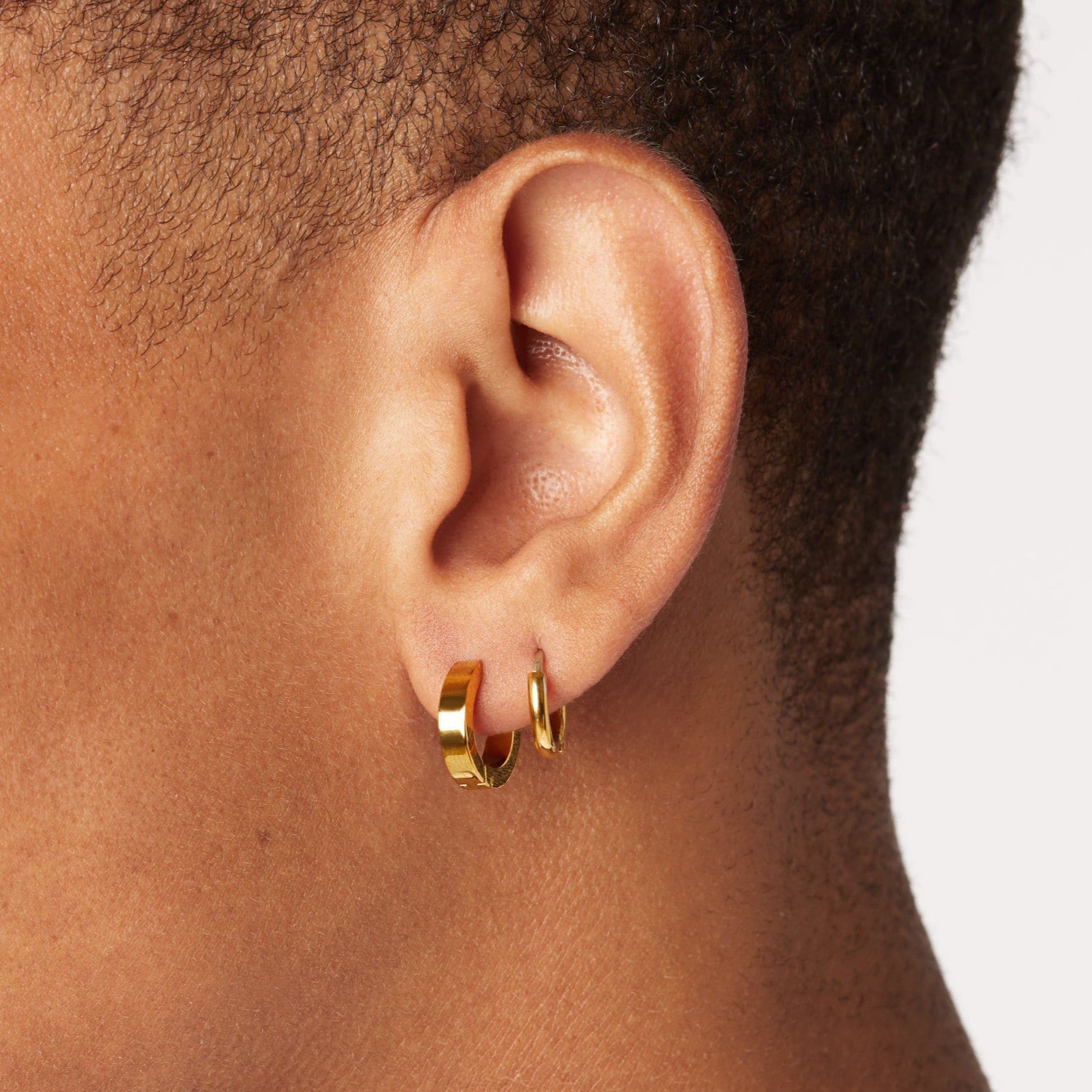 Hypoallergenic Titanium Single Small Endless Hoop Earring | Tini Lux