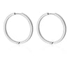 35MM SQUARE HOOPS | Earrings | Tini Lux