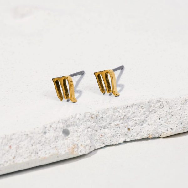 Tini Lux Hypoallergenic Titanium Zodiac Scorpio Studs