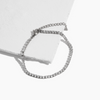 hypoallergenic tennis bracelet made with medical grade titanium